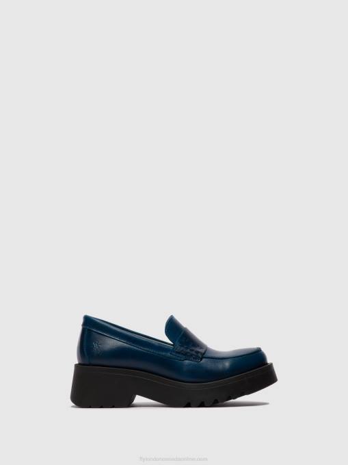 Loafers Shoes MAUS791 Fly London Women ROYAL BLUE 0JLR675