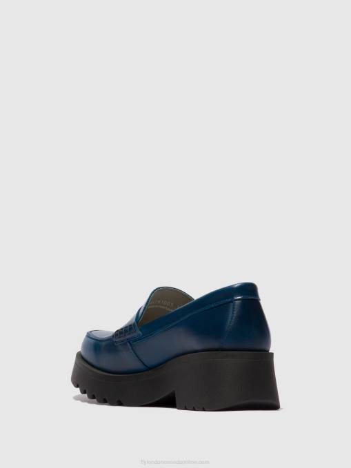 Loafers Shoes MAUS791 Fly London Women ROYAL BLUE 0JLR675