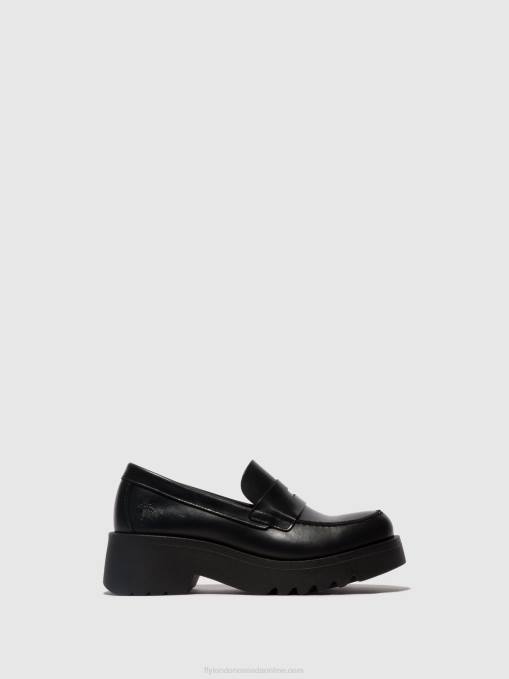 Loafers Shoes MOAT948 Fly London Women BLACK (BLACK SOLE) 0JLR653