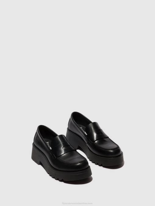 Loafers Shoes MOAT948 Fly London Women BLACK (BLACK SOLE) 0JLR653
