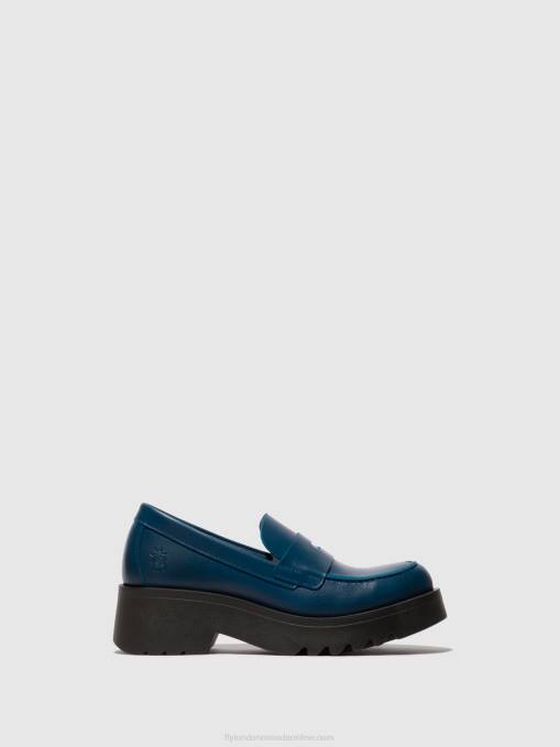 Loafers Shoes MOAT948 Fly London Women BLUE 0JLR652