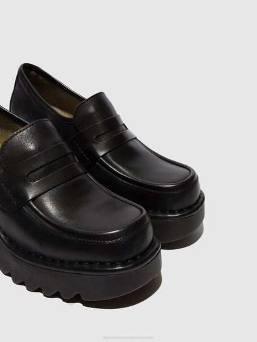 Loafers Shoes MULY252 Fly London Women BLACK 0JLR676
