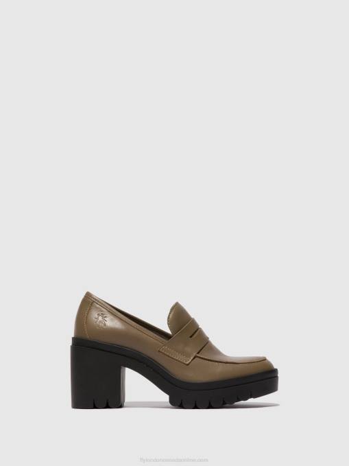 Loafers Shoes TOKY803 Fly London Women TAUPE 0JLR673
