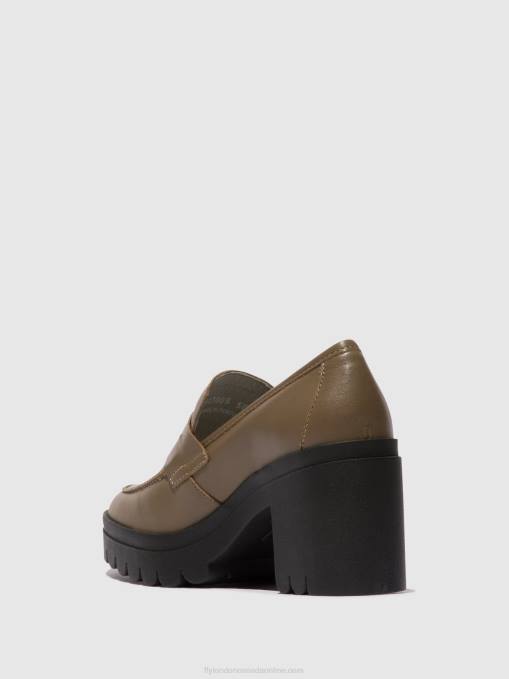 Loafers Shoes TOKY803 Fly London Women TAUPE 0JLR673