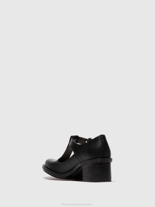 Mary Jane Shoes CADY180 Fly London Women BLACK 0JLR622
