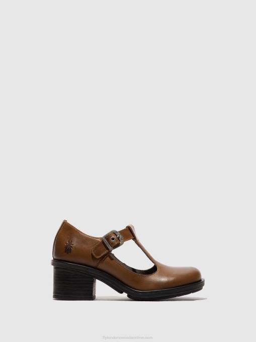 Mary Jane Shoes CADY180 Fly London Women CAMEL 0JLR654