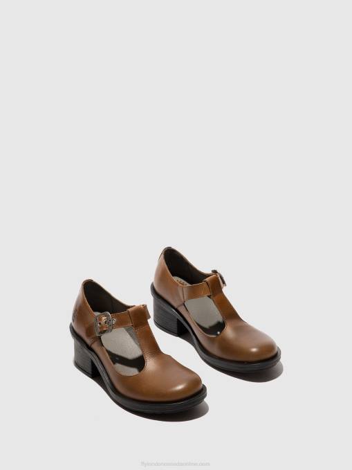Mary Jane Shoes CADY180 Fly London Women CAMEL 0JLR654