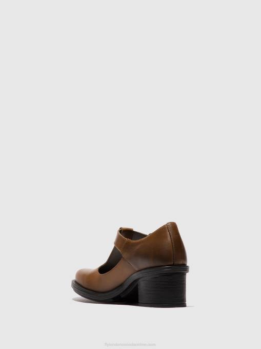 Mary Jane Shoes CADY180 Fly London Women CAMEL 0JLR654