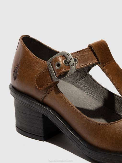 Mary Jane Shoes CADY180 Fly London Women CAMEL 0JLR654