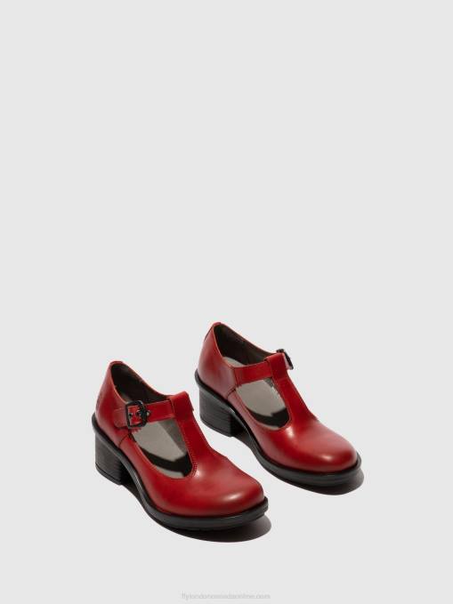 Mary Jane Shoes CADY180 Fly London Women RED 0JLR646