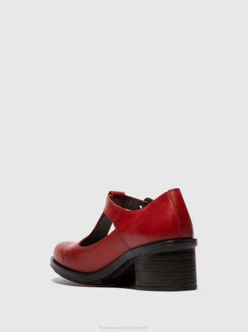 Mary Jane Shoes CADY180 Fly London Women RED 0JLR646