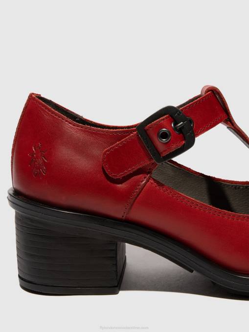 Mary Jane Shoes CADY180 Fly London Women RED 0JLR646