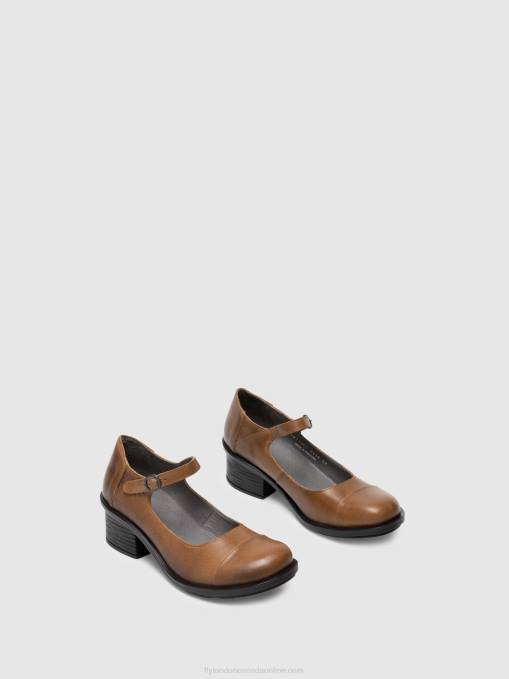 Mary Jane Shoes CODY877 Fly London Women CAMEL 0JLR648
