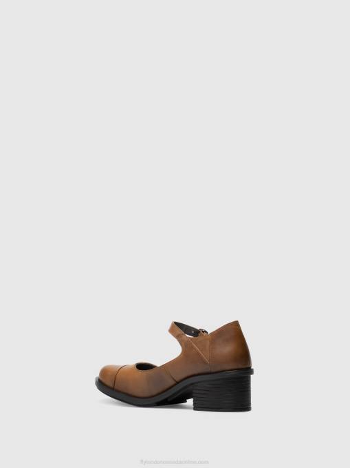 Mary Jane Shoes CODY877 Fly London Women CAMEL 0JLR648
