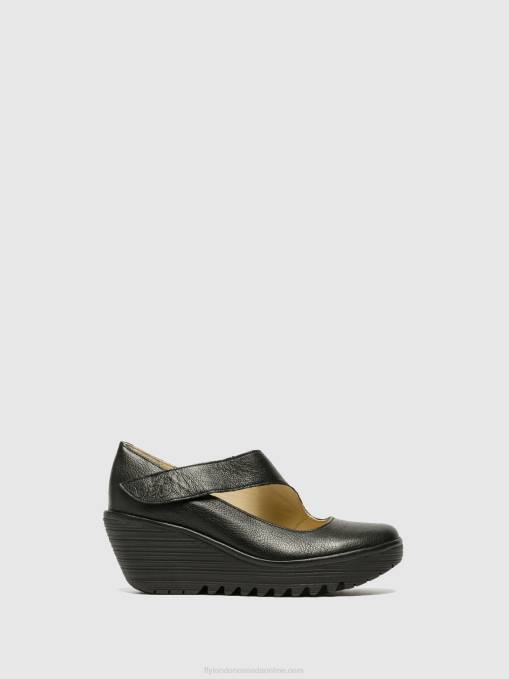 Mary Jane Shoes YASI682 Fly London Women MOUSSE BLACK 0JLR696