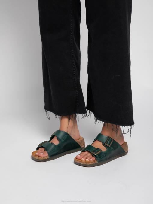 Open Toe Mules CAJA721 Fly London Women BRIDLE PETROL 0JLR386