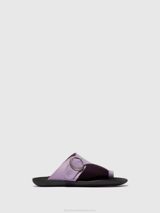 Open Toe Mules MICA758 Fly London Women VIOLET 0JLR368