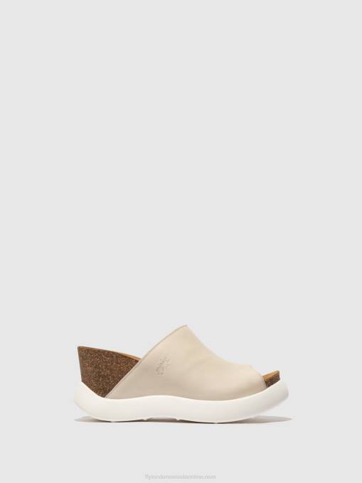 Slip-on Mules GINO966 Fly London Women OFFWHITE 0JLR365