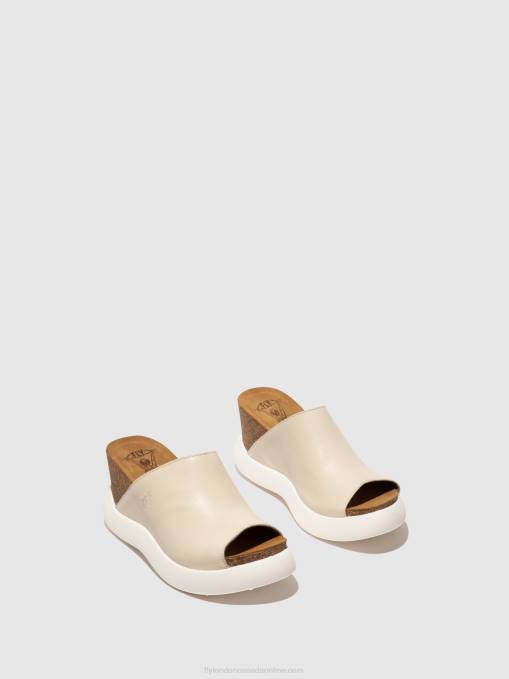 Slip-on Mules GINO966 Fly London Women OFFWHITE 0JLR365