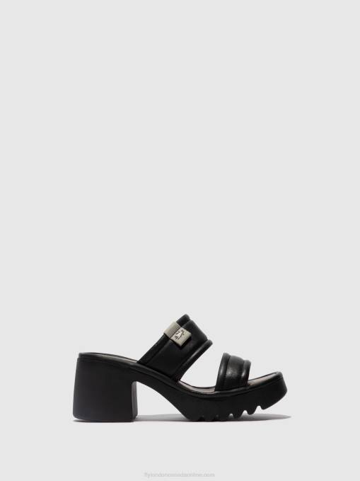 Slip-on Mules MAVA432 Fly London Women BLACK 0JLR362