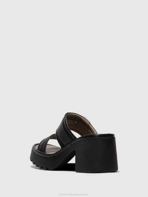 Slip-on Mules MAVA432 Fly London Women BLACK 0JLR362