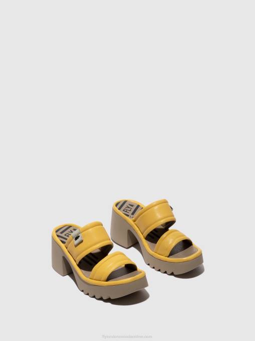 Slip-on Mules MAVA432 Fly London Women YELLOW 0JLR364