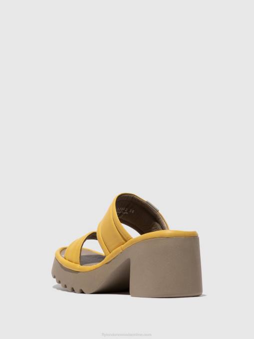 Slip-on Mules MAVA432 Fly London Women YELLOW 0JLR364