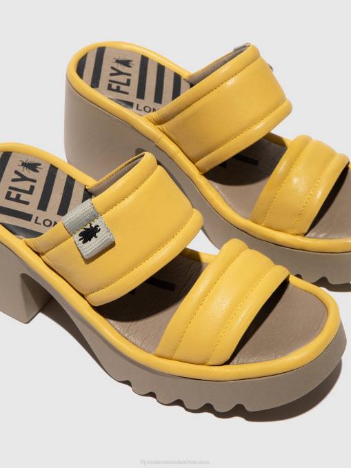 Slip-on Mules MAVA432 Fly London Women YELLOW 0JLR364