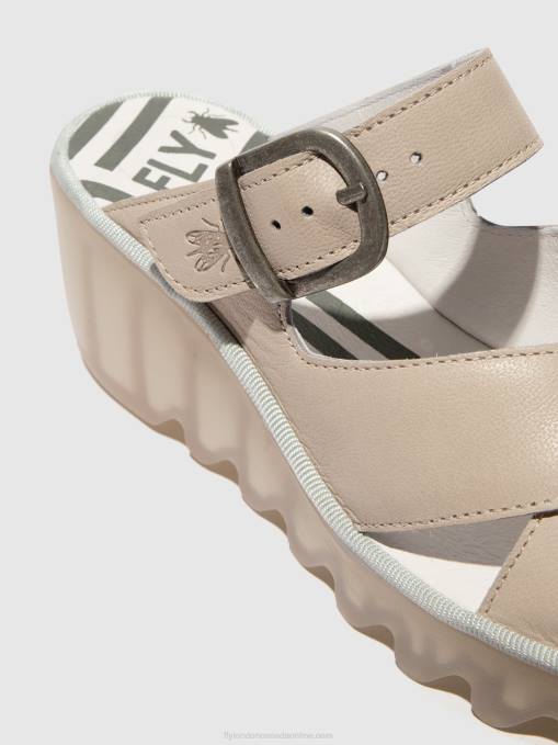Wedge Mules BOCY409 Fly London Women CLOUD 0JLR357