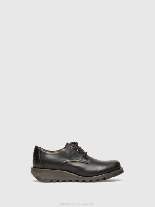 Derby Shoes SIMB389 Fly London Women BLACK 0JLR698