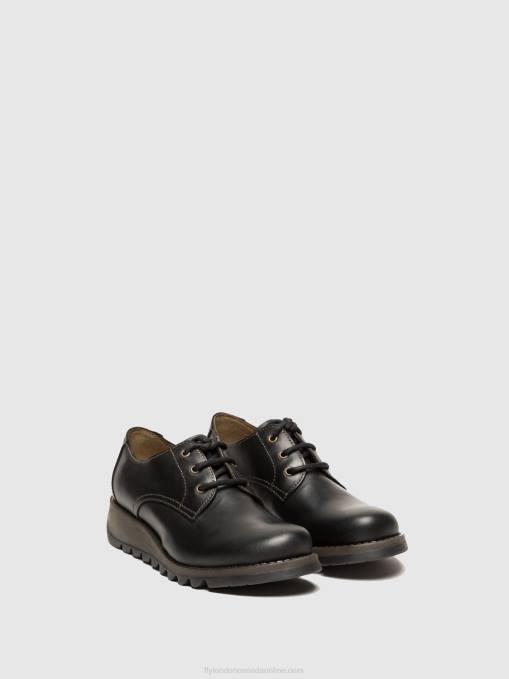 Derby Shoes SIMB389 Fly London Women BLACK 0JLR698