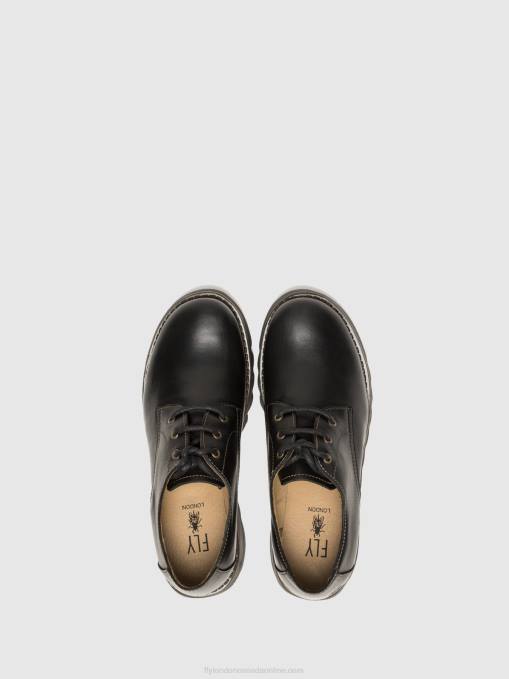 Derby Shoes SIMB389 Fly London Women BLACK 0JLR698