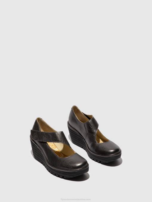 Wedge Shoes YASI682 Fly London Women GRAPHITE 0JLR703