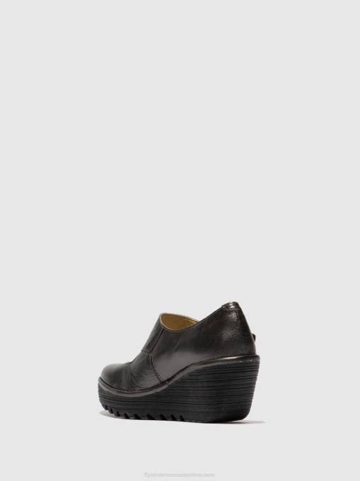 Wedge Shoes YASI682 Fly London Women GRAPHITE 0JLR703