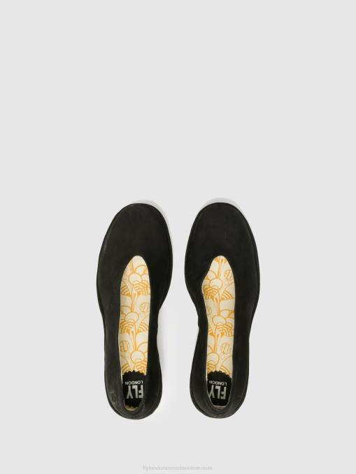 Wedge Shoes YAZ Fly London Women BLACK 0JLR700