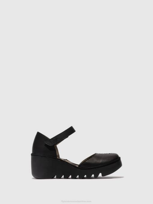 Ankle Strap Sandals BISO305 Fly London Women BLACK 0JLR512