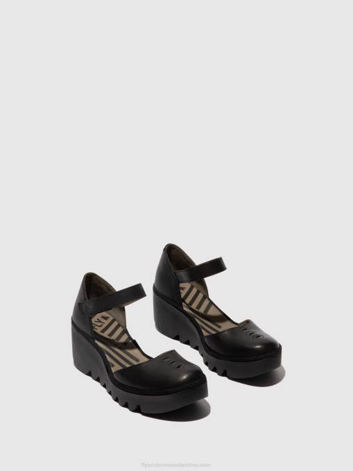 Ankle Strap Sandals BISO305 Fly London Women BLACK 0JLR512