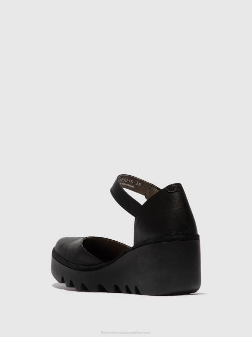 Ankle Strap Sandals BISO305 Fly London Women BLACK 0JLR512