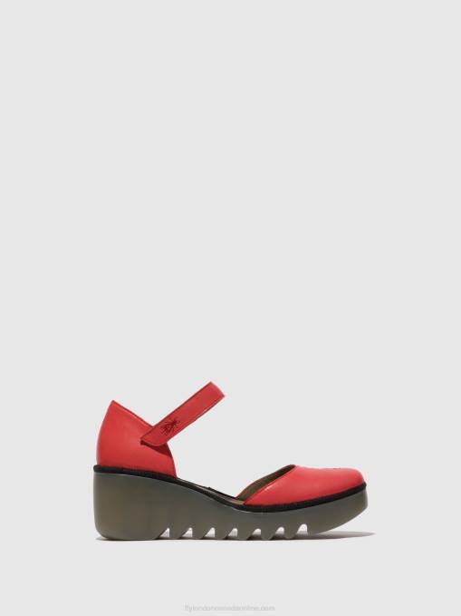 Ankle Strap Sandals BISO305 Fly London Women RASPBERRY 0JLR513