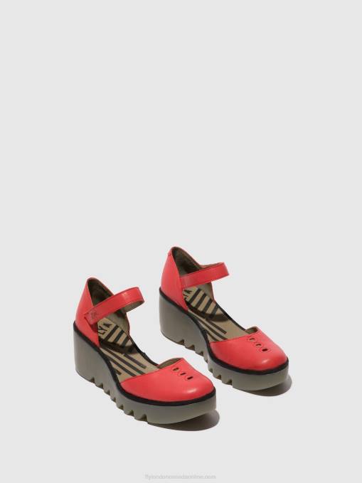 Ankle Strap Sandals BISO305 Fly London Women RASPBERRY 0JLR513