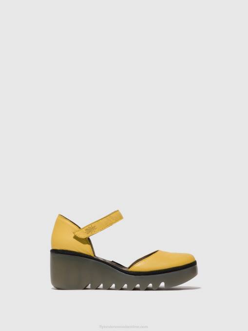 Ankle Strap Sandals BISO305 Fly London Women YELLOW 0JLR505