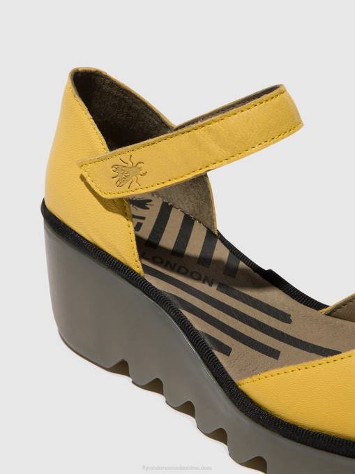 Ankle Strap Sandals BISO305 Fly London Women YELLOW 0JLR505