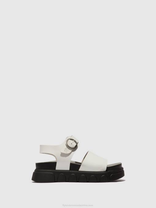 Ankle Strap Sandals CREE947 Fly London Women OFFWHITE 0JLR507