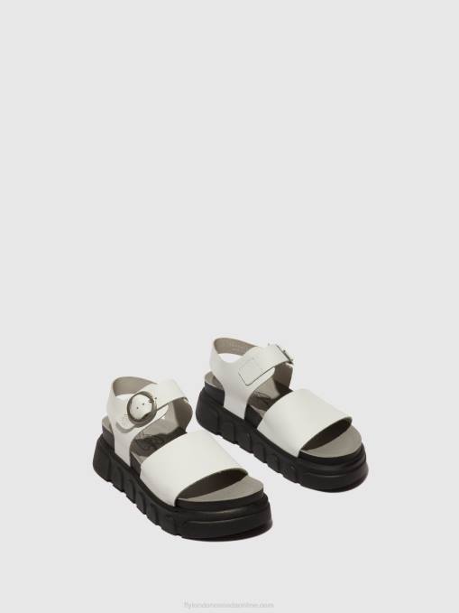 Ankle Strap Sandals CREE947 Fly London Women OFFWHITE 0JLR507