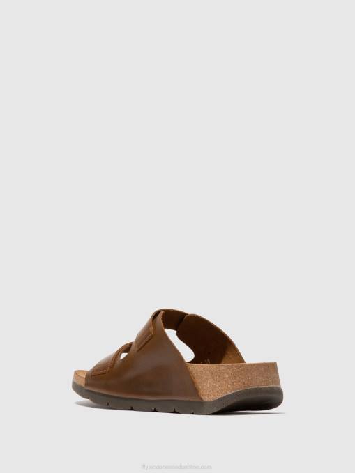 Buckle Sandals CAJA721 Fly London Women CAMEL 0JLR595