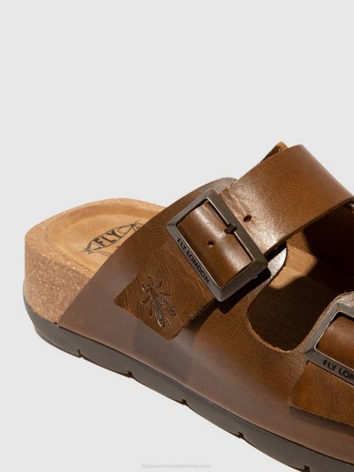 Buckle Sandals CAJA721 Fly London Women CAMEL 0JLR595