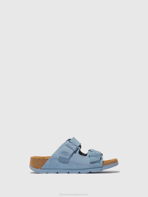 Buckle Sandals CAJA721 Fly London Women SKY 0JLR526