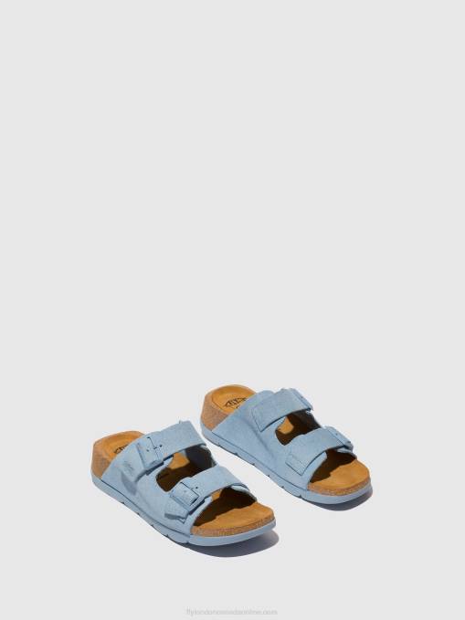 Buckle Sandals CAJA721 Fly London Women SKY 0JLR526