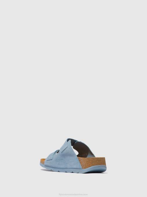 Buckle Sandals CAJA721 Fly London Women SKY 0JLR526