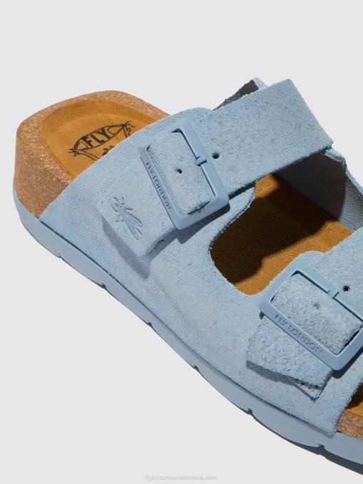 Buckle Sandals CAJA721 Fly London Women SKY 0JLR526